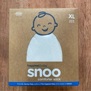 Happiest Baby Snoo Comforter Sack XL in White - Organic Cotton Sleep Sack